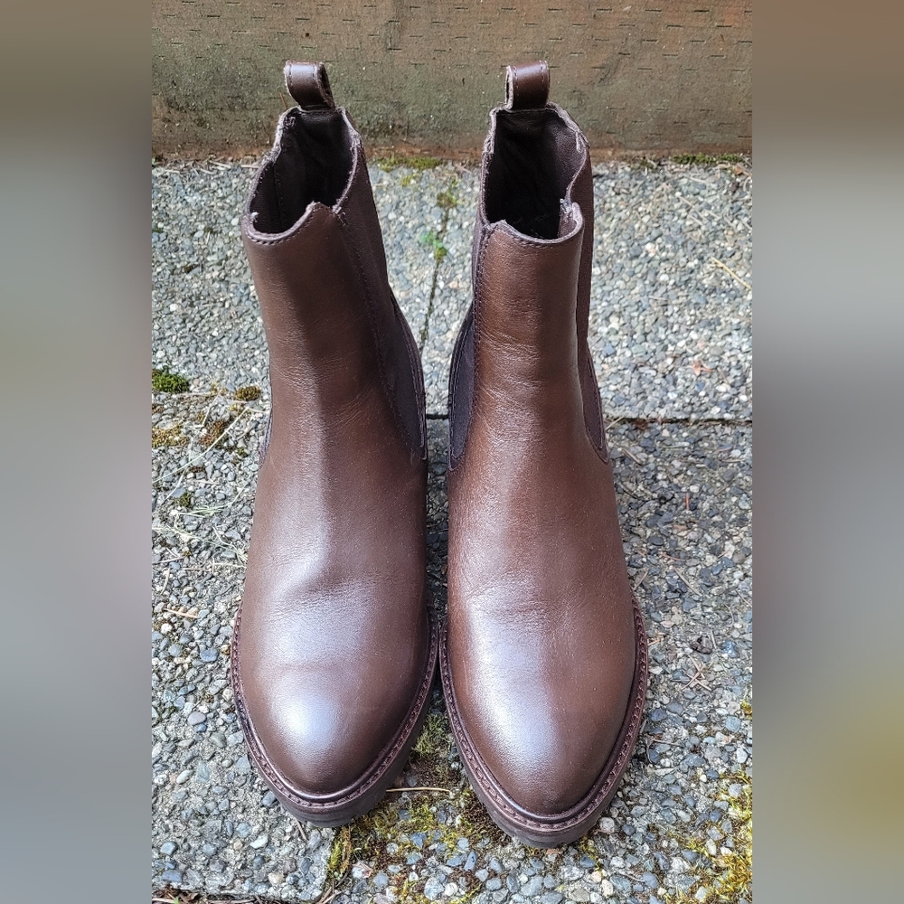 Thursday Boots | Knockout (Brown High Heel Leather Chelsea Boots)